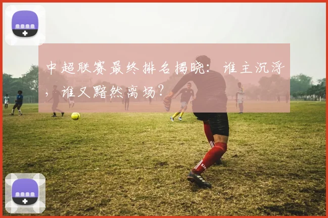 中超联赛最终排名揭晓：谁主沉浮，谁又黯然离场？